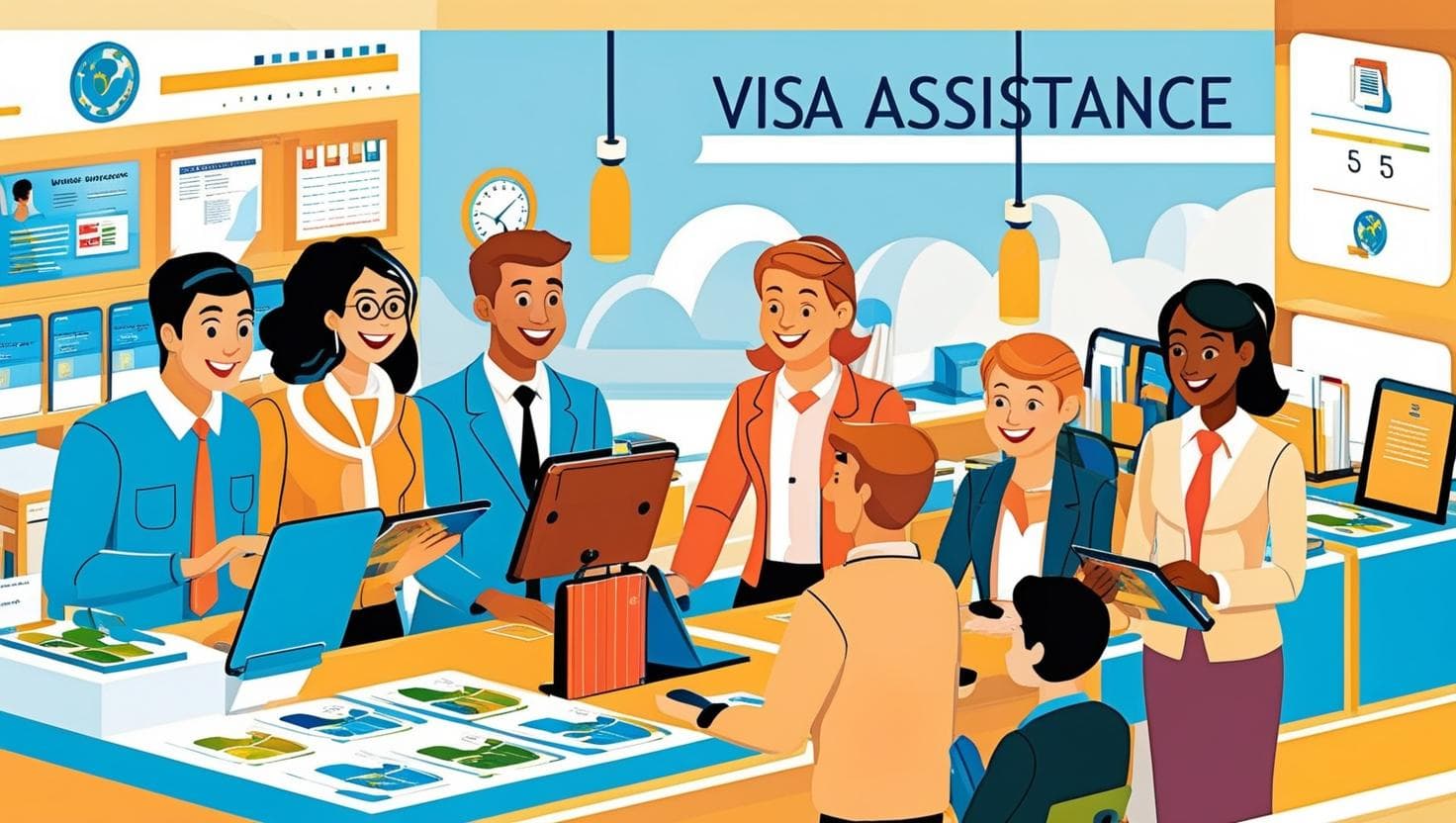 Expert visa assistance by Columbus Tours